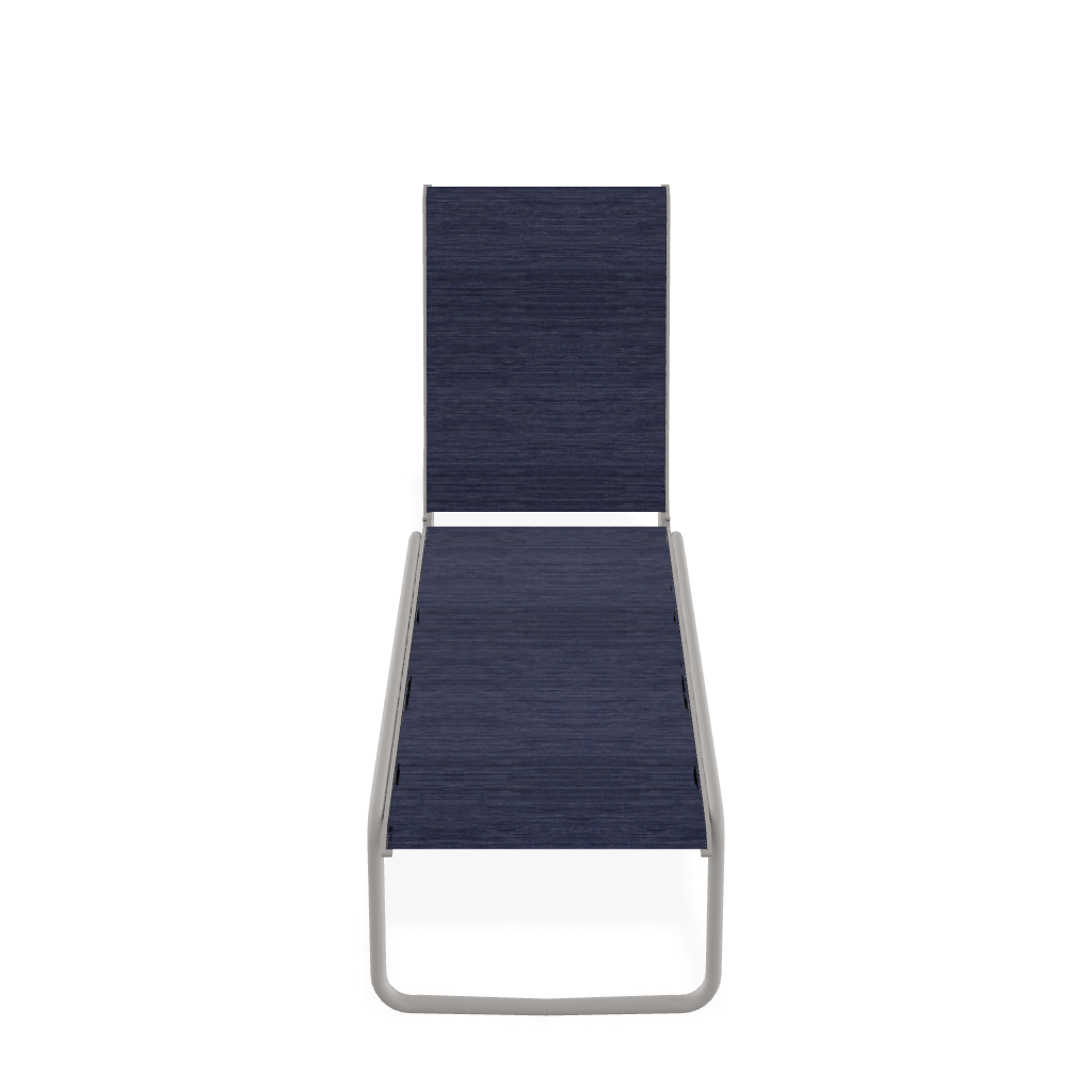 Gardenella Four-Position Lay Flat Stacking Armless Chaise